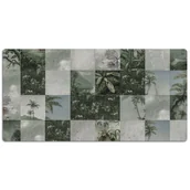 Podkładki na biurko - Podkładka na biurko Tropikalny geometryczny patchwork 120x60 cm - miniaturka - grafika 1