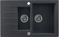 Zlewozmywaki - Kernau KGS A 6079 1,5B1D BLACK METALLIC - miniaturka - grafika 1