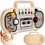 Zabawki sensoryczne - ELEKTRYCZNA TABLICA SENSORYCZNA Z ŚWIATEŁKAMI ZESTAW DISCO LED - miniaturka - grafika 1