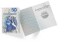Kartki okolicznościowe i zaproszenia - Kukartka Karnet Urodziny B6 Banknoty - miniaturka - grafika 1