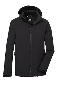 Killtec Męska kurtka funkcyjna/kurtka outdoorowa z odpinanym kapturem KOW 22 MN JCKT, ciemnoniebieska, 4XL, 39705-000 - Kurtki męskie - miniaturka - grafika 1
