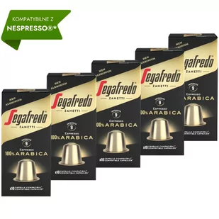 50 kapsułek aluminiowych kompatybilnych z Nespresso® Segafredo 100% Arabica - Kawa w kapsułkach i saszetkach - miniaturka - grafika 1