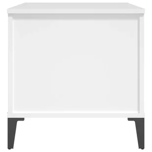 Lumarko Stolik kawowy, biały 90x44,5x45 cm, materiał drewnopochodny - Ławy i stoliki kawowe - miniaturka - grafika 9