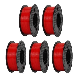 filament do drukarek 3D, szybkie drukowanie, kolor mieszany, 5 kg czerwony - Filamenty i akcesoria do drukarek 3D - miniaturka - grafika 1