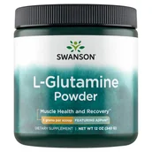 Stawy, mięśnie, kości - SWANSON AjiPure L-glutamna L-glutamine Powder 340g - miniaturka - grafika 1