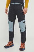 Spodnie męskie - Smartwool spodnie outdoorowe Hudson kolor szary wzorzyste - miniaturka - grafika 1