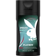 Żele pod prysznic dla mężczyzn - Playboy Endless Night For Him żel pod prysznic 250ml 51926-uniw - miniaturka - grafika 1