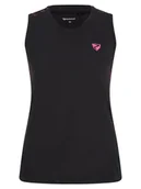 Koszulki i topy damskie - Ziener NARZISSA damska koszulka funkcyjna - rower outdoor|fitness sport - oddychająca, szybkoschnąca, bez rękawów, czarna, rozmiar 34 - miniaturka - grafika 1