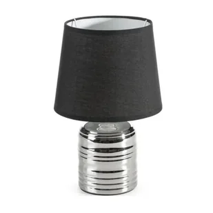 Lampka stołowa EUROFIRANY Amela 461266 Czarno-srebrny - Lampy stojące - miniaturka - grafika 1
