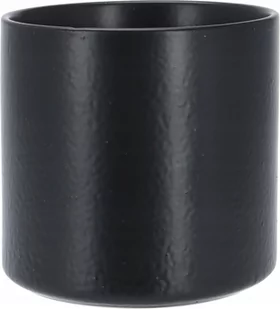 Osłonka ceramiczna na doniczkę okrągła 13,5 x 13 cm - Donice - miniaturka - grafika 1