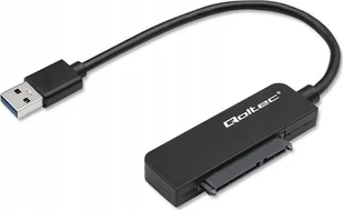 Qoltec Kabel adapter Qoltec SATA Przejściówka na dysk SSD HDD 2.5" USB 3.0 Super speed 5Gb/s 2TB - Kable komputerowe i do monitorów - miniaturka - grafika 1