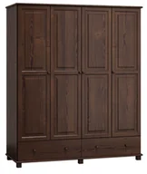 Szafy - Szafa sosnowa 4D nr5 S180 orzech - miniaturka - grafika 1