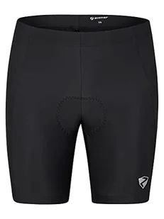 Ziener NIARA Damskie spodnie rowerowe/kolarskie/rower górski/rower wyścigowy - oddychające, szybkoschnące, wyściełane, czarne, 44 - Spodnie damskie - miniaturka - grafika 1