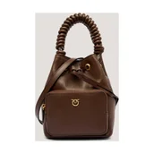 Plecaki worki - Pinko Skórzany worek CARGO - miniaturka - grafika 1