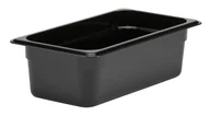 Akcesoria gastronomiczne - Pojemnik GN 1/3 100 mm z poliwęglanu, czarny CAMBRO, Camwear - miniaturka - grafika 1
