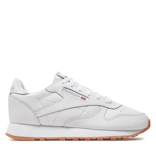 Sneakersy Reebok Classic Leather GZ6098 Biały - Buty dla chłopców - miniaturka - grafika 1