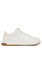 Buty dla chłopców - Calvin Klein Jeans Sneakersy Low Cut Lace-Up Sneaker V3X9-82093-1697 Biały - miniaturka - grafika 1