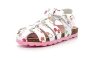 Buty dla chłopców - KICKERS Chłopiec Unisex Kinder SUMMERTAN Sandały, Wiśniowa Biała, 28 EU, bia?y, wi?nia, 28 EU - miniaturka - grafika 1