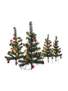Ozdoby bożonarodzeniowe - Profiline Lampa ogrodowa "X-Mas Tree" w kolorze zielonym - wys. 53 cm - miniaturka - grafika 1