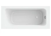 Wanny - Wanna do zabudowy Polimat Monza 140x70 cm prostokątna biały połysk 00589 - miniaturka - grafika 1