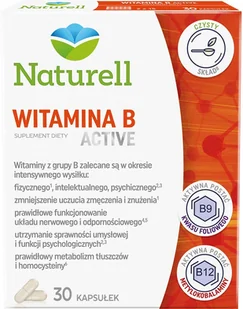 Naturell Witamina B Active 30 kapsułek - Witaminy i minerały - miniaturka - grafika 1