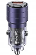 Ładowarki samochodowe - P4Y Ładowarka samochodowa US-CC176 USB-C 95W purpurowy - miniaturka - grafika 1