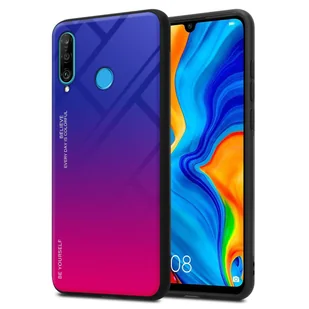 Etui ochronne Cadorabo do Huawei P30 LITE w kolorze czarnym etui na telefon komórkowy etui z TPU etui ze szkła hartowanego - Etui i futerały do telefonów - miniaturka - grafika 1