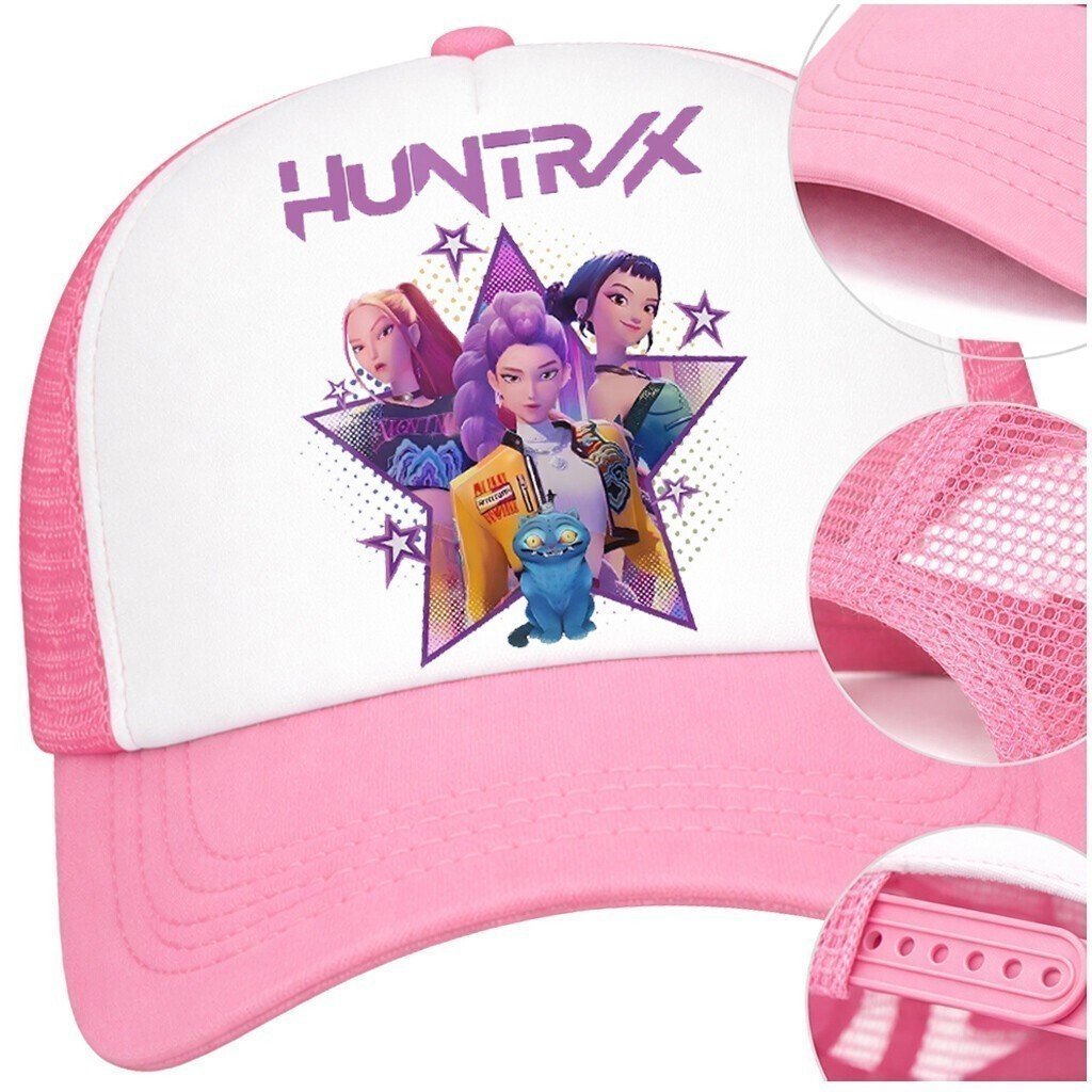 Czapka Z Daszkiem Huntrix Kpop Demon Hunters Różowa Bejsbolówka Dla Dziecka