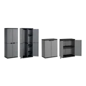 Skrzynie ogrodowe - Zestaw mebli gospodarczych KETER/KIS JOLLY SET Dark Grey - miniaturka - grafika 1