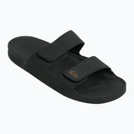 Klapki i japonki męskie - Klapki męskie Quiksilver Rivi Leather Double Adjust - miniaturka - grafika 1