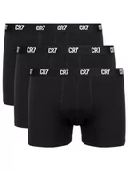 Majtki męskie - Cristiano Ronaldo CR7 Komplet 3 par bokserek Basic Trunk 3-Pack 8100-49-900 Czarny - miniaturka - grafika 1