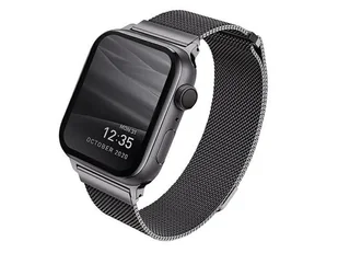 Uniq Bransoleta Dante do Apple Watch 40/41/42 mm graphite - Akcesoria do smartwatchy - miniaturka - grafika 1
