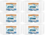 Papier toaletowy - Czyściwo papierowe 2R SŁONIK JUMBO PROFESSIONAL BIAŁE 650 list 2W - 12 Rolek - miniaturka - grafika 1