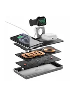 Ładowarki do telefonów - Alogic Ładowarka Wireless Dock 3 w1 QI dla Apple - miniaturka - grafika 1