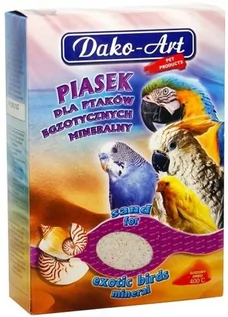 Klatki i wyposażenie dla ptaków - Dako-Art Bio-Mineral piasek mineralny dla ptaków 1kg - grafika 1