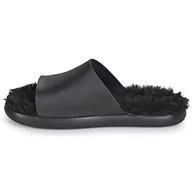 Sandały damskie - Melissa Fluffy Slide Ad sandały damskie, czarny, 41.5 EU - miniaturka - grafika 1