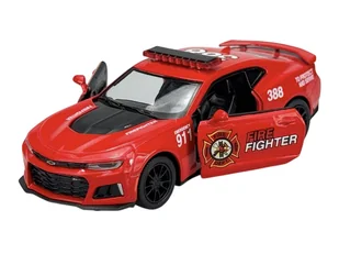 KINSMART 2017 CHEVROLET CAMARO ZL1 STRAŻ POŻARNA 1:38 BEZ PUDEŁKA KT5399 - Samochody i pojazdy dla dzieci - miniaturka - grafika 1