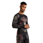 Kimona, stroje i obuwie - Rashguard longsleeve męski Venum Santa Muerte 5.0 Men'S Long Sleeve Rashguard - miniaturka - grafika 1