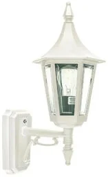 Norlys - Rimini/Milano Up Zewnętrzna Lampa Ścienna z Mocowaniem Narożnym Biała Norlys - Lampy ogrodowe - miniaturka - grafika 1