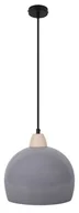 Lampy sufitowe - Candellux Lampa wisząca szara aluminiowy klosz 60W E27 Monroe 31-78360 31-78360 - miniaturka - grafika 1
