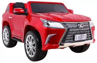 Pojazd Lexus LX570 Lakierowany Czerwony PA.DK-LX570.EXL.CR - Jeździki dla dzieci - miniaturka - grafika 1