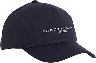 Tommy Hilfiger Meżczyzni Th Established Czapka z Daszkiem, Granatowa, Uniwersalny - Czapki damskie - miniaturka - grafika 1