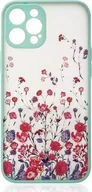 Etui i futerały do telefonów - Design Case etui do iPhone 12 Pro Max pokrowiec w kwiaty jasnoniebieski - miniaturka - grafika 1