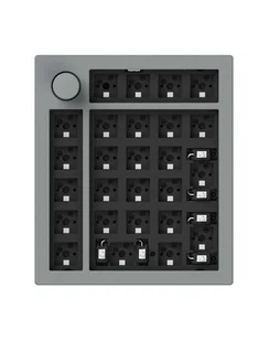 Keychron Q0+ Barebone, numeric keypad grey, hot swappable, aluminum frame, RGB, knob - Klawiatury - miniaturka - grafika 1