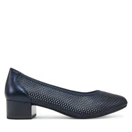 Czółenka - Czółenka Caprice 9-22501-44 Granatowy - miniaturka - grafika 1