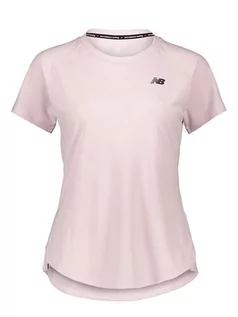 Koszulki sportowe damskie - New Balance Koszulka sportowa w kolorze jasnoróżowym - grafika 1