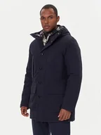 Kurtki męskie - Barbour Parka Winter Beaufort MWB1126NY72 Granatowy Regular Fit - miniaturka - grafika 1