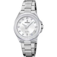 Zegarki damskie - Festina Mademoiselle 20700/1 zegarek damski srebrny na bransolecie - miniaturka - grafika 1