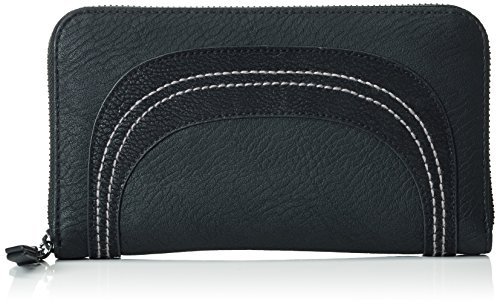 s.Oliver (Bags) damskie 39.609.93.3580 portfele, 19x10x1 cm, czarny - Czarny Black 9999-19x10x1 cm (B x H x T)
