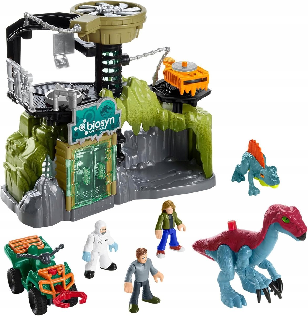 Fisher-Price Imaginext Figurki Jurassic World Laboratorium dinozaurów HPT69